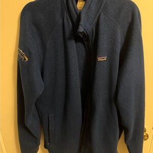 Patagonia Men's Navy Zip-Up Fleece